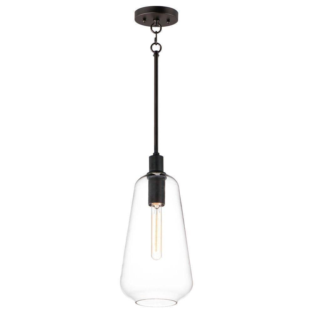 Maxim Lighting 11114CLSN Babylon 1 Light 16 Inch Satin Nickel Pendant Ceiling Light
