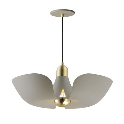 Maxim Lighting 11392SGSBR Poppy 1 Light 17.75 inch Silver Gold/Satin Brass Pendant Ceiling Light