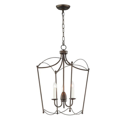 Maxim Lighting 12163CHB Plumette 3 Light 14 inch Chestnut Bronze Pendant Ceiling Light