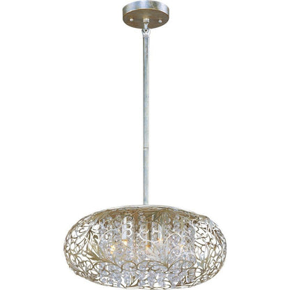 Maxim Lighting 24154BCGS Arabesque 7 Light 18 inch Golden Silver Pendant Ceiling Light