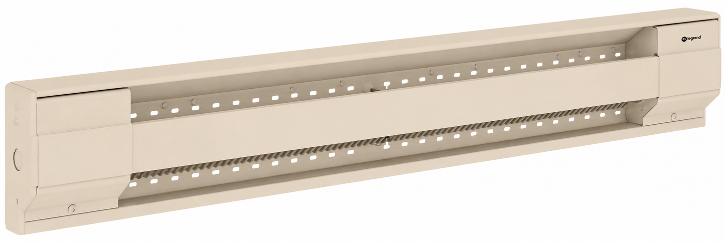 Ouellet RBH0300AM 23" Standard Electric Baseboard Heater  - Voltage: 240/208V - Wattage: 300/225W - Finish: Almond