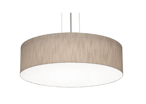 AFX Lighting ANP1932MBBK-JT Anton 3 Light 19 Inch Drum Pendant In Black With Jute Shade-White Bottom Acrylic Diffuser