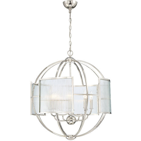 Eurofase Lighting 33848-013 LED Manilow 8 Light 25.50" Chandelier Light
