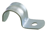 Arlington 342 1" 1-Hole RIGID STRAP, Snap on type, plated steel