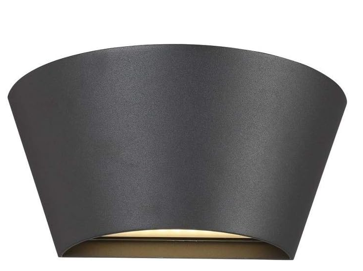 Eurofase Lighting 34175-026 Signature LED 5 inch Graphite Grey Outdoor Wall Sconce