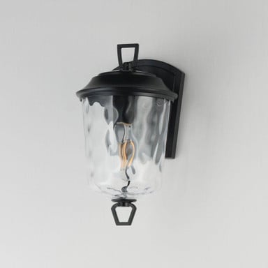 Maxim Lighting 34211WGDBZ Prescott 1 Light 12.5 inch Dark Bronze Outdoor Wall Light - Angle View