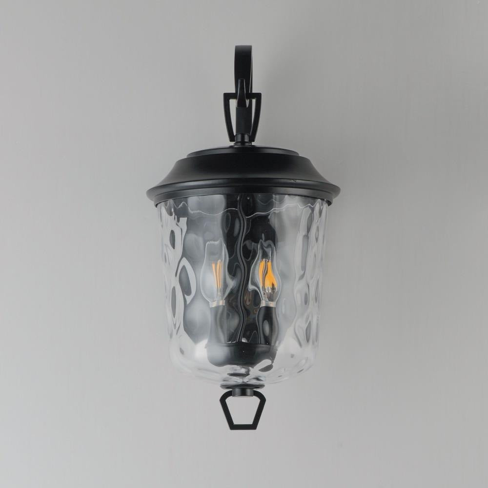 Maxim Lighting 34212WGDBZ Prescott Outdoor Wall Light Water Glass Shade Close-Up