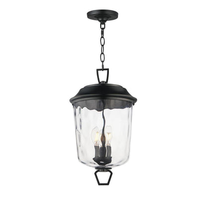 Maxim Lighting 34213WGDBZ Prescott 3 Light Dark Bronze Outdoor Pendant - Full Profile View
