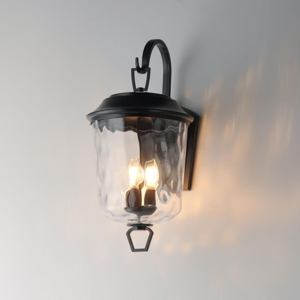 Maxim Lighting 34214WGDBZ Prescott 3 Light Outdoor Wall Mount - Lifestyle Wall Installation