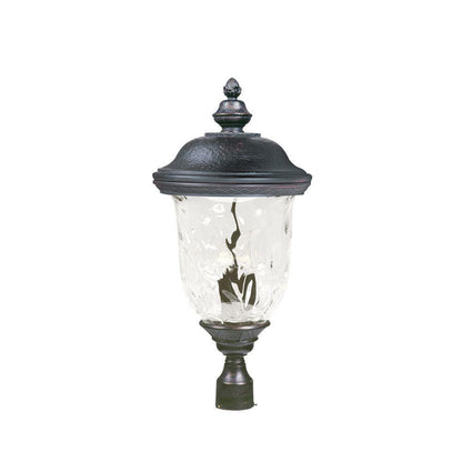 Maxim Lighting 3421WGOB Carriage House DC 3 Light Oriental Bronze Outdoor Post Light