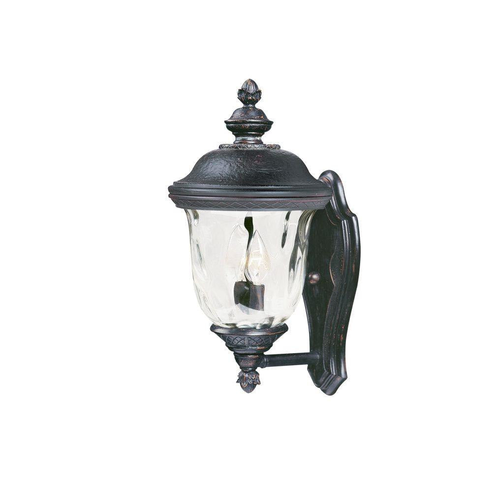 Maxim Lighting 3422WGOB Carriage House DC 2 Light Oriental Bronze Outdoor Wall Lantern