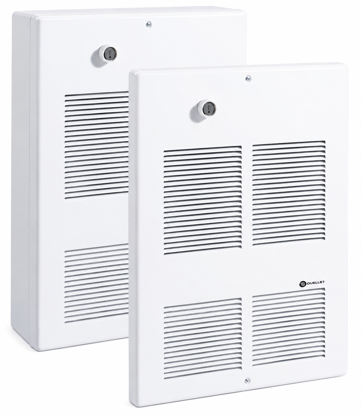 Ouellet KIT-OAC-BS1-2BL 2" Single Unit Semi-Recessed Trim Kit for OAC Wall Fan Heater - Finish: White