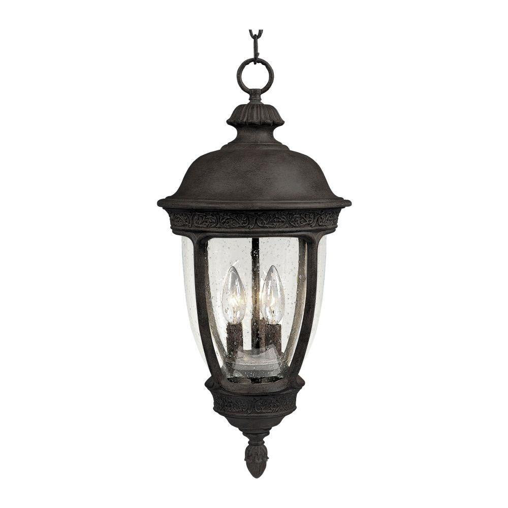 Maxim Lighting 3468CDSE Knob Hill DC 3 Light 13 inch Sienna Outdoor Pendant Ceiling Light