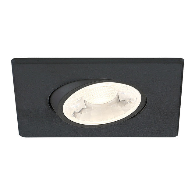 Eurofase Lighting 34892-40-01 3-in 8W Recessed Square Gimbal LED, 600 lm, 120V, 4000K, Black Finish