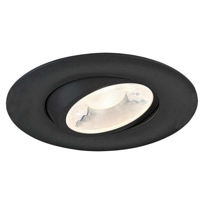 Eurofase Lighting 34895-40-01 1-Light LED Recessed Down Light in Black