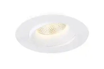 Eurofase Lighting 34897-30-02 3.5-in 12W Round Recessed Gimbal LED, 800 lm, 120V, 3000K, White Finish