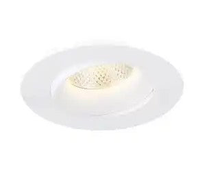 Eurofase Lighting 34897-40-02 3.5-in 12W Round Recessed Gimbal LED, 800 lm, 120V, 4000K, White Finish