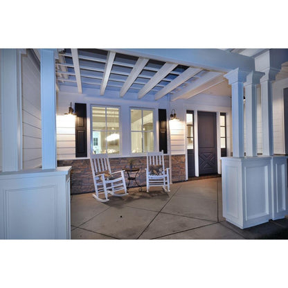 Maxim Lighting 35003EB Wharf Outdoor Wall Lantern - Porch Night Lifestyle