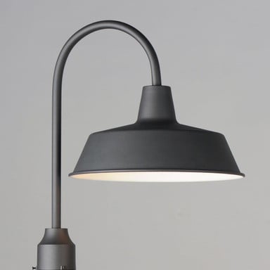 Maxim Lighting 35010BK Pier M 1 Light Black Outdoor Post Lantern Side View