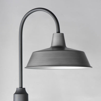 Maxim Lighting 35010WZBK Pier M Outdoor Post Lantern Weathered Zinc Black Close Up View