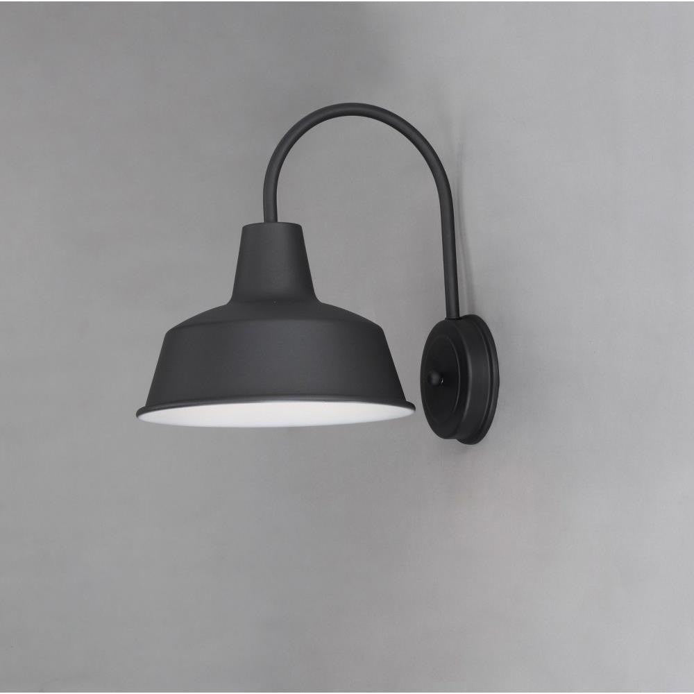 Maxim Lighting 35016BK Pier M 1 Light Black Outdoor Wall Lantern - Installed on Wall