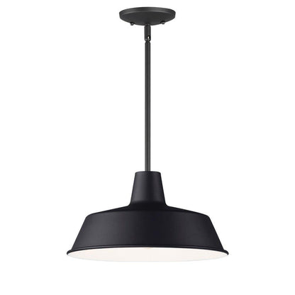 Maxim Lighting 35019BK Pier M 1 Light 14 inch Black Outdoor Pendant - Full View