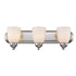 Trans Globe Lighting 3503-1 BN Clayton 3 light brushed nickel bath vanity wall light