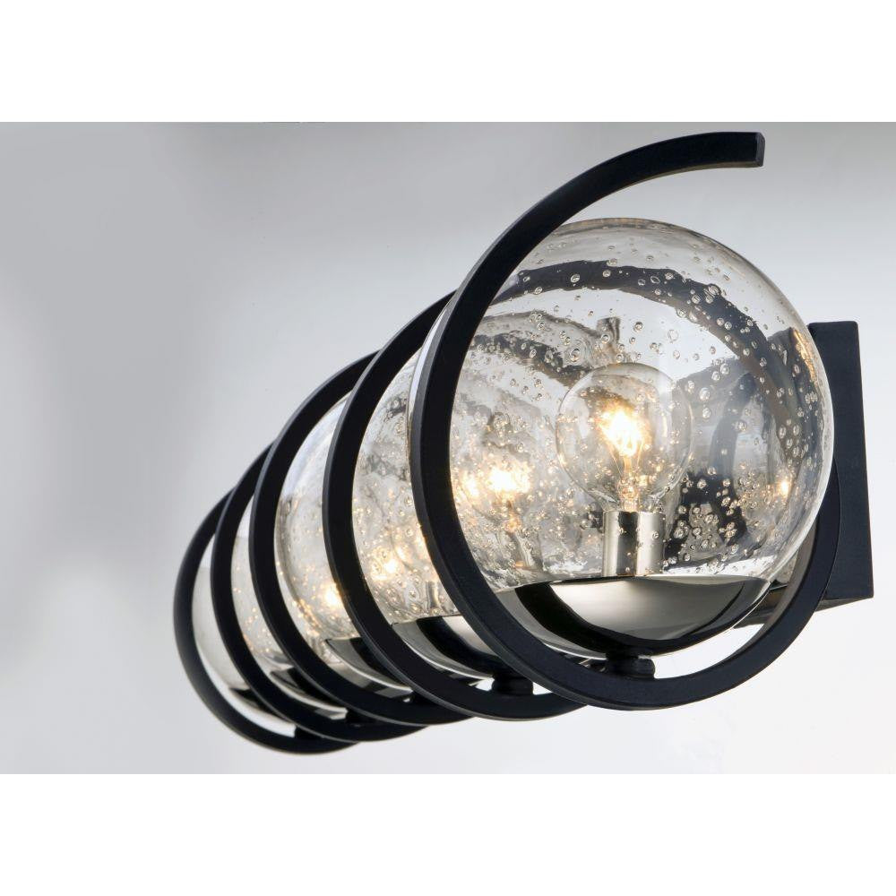 Maxim Lighting 35107CDBKPN Curlicue Bath Vanity Wall Light - Close-Up Detail