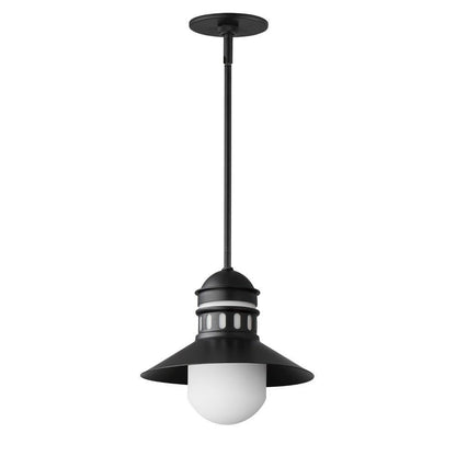 Maxim Lighting 35121SWBK Admiralty 1 Light 12 inch Black Outdoor Pendant - Main View
