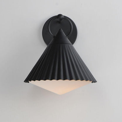 Maxim Lighting 35134WTBK Odette Black Outdoor Wall Lantern - Angled Side View
