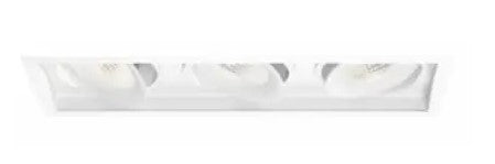 Eurofase Lighting 35148-35-02 6-in 78W Amigo Downlight w/ Trim, 3-Light, GIM, 120V-277V, 3500K, White Finish