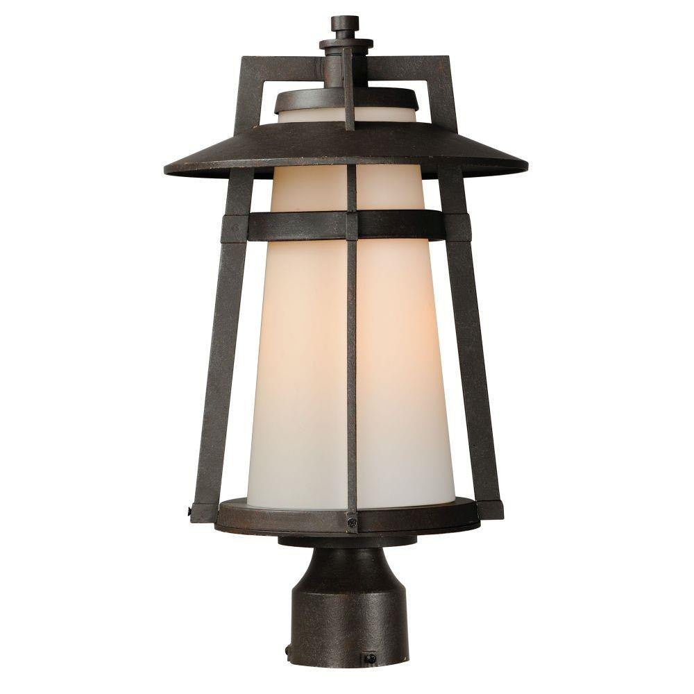 Maxim Lighting 3530SWAE Calistoga 1 Light Adobe Outdoor Post Light - Alternate Angle View