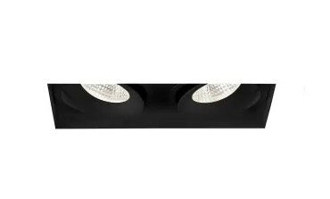 Eurofase Lighting 35356-35-01 6-in 52W Amigo Downlight w/o Trim, 2-Light, GIM, 120V-277V, 3500K, Black Finish
