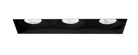 Eurofase Lighting 35357-35-01 6-in 78W Amigo Downlight w/o Trim, 3-Light, 120V-277V, 3500K, Black Finish