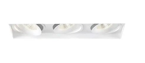 Eurofase Lighting 35358-30-02 6-in 78W Amigo Downlight w/o Trim, 3-Light, GIM, 120V-277V, 3000K, White Finish