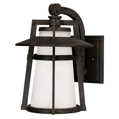 Maxim Lighting 3536SWAE Calistoga Outdoor Wall Lantern Adobe Finish Side View