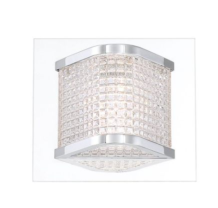 Eurofase Lighting 35718-017 Belgroue 6 Inch. 6 Lights LED Flush Mount Sconce Chrome Finish