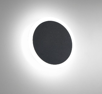 Eurofase Lighting 35854-012 10" Outdoor Led Wall Flush Mount, Graphite Grey Finish