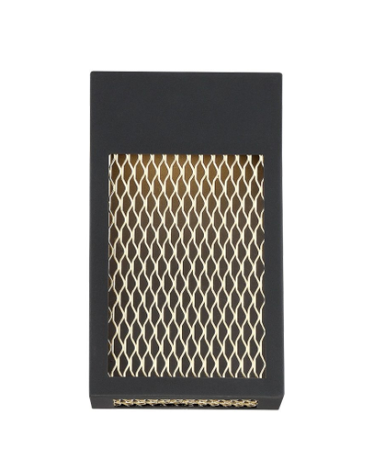 Eurofase Lighting 35926-016 Coop 10 Inch. LED Flush Mount Sconce Black Finish