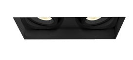 Eurofase Lighting 36025-35-01 30W LED Downlight, Trimless Gimbal, Dim, 2580 lm, 120V, 3500K, Black Finish