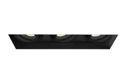 Eurofase Lighting 36027-35-01 45W LED Downlight, Trimless Gimbal, Dim, 3870 lm, 120V, 3000K, Black Finish
