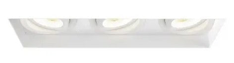 Eurofase Lighting 36027-35-02 45W LED Downlight, Trimless Gimbal, Dim, 3870 lm, 120V, 3000K, White Finish