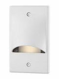 Eurofase Lighting 36038-032 2.2W Vertical Scoop Trim LED Step Light, White Finish