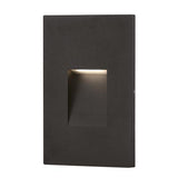 Eurofase Lighting 36051-022 Step Light Recessed Vertical Trim, Black Finish