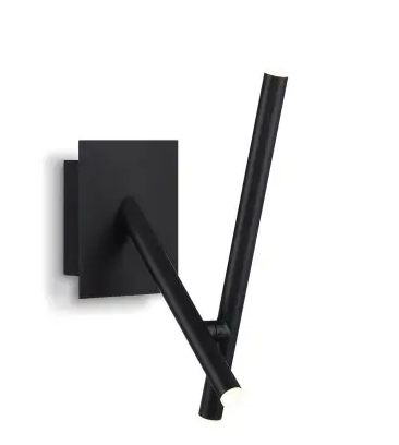 Eurofase Lighting 36252-015 Crossroads 3 Light 13" Tall LED Wall Sconce, Wattage 3W, Black Finish