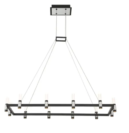 Eurofase Lighting 37047-016 Altamont 12 Light 40" Wide LED Chandelier Light