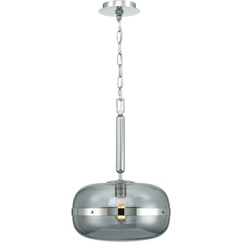 Eurofase Lighting 37197-021 Nottingham 1 Light 13.75 Nickel Pendant Ceiling Light