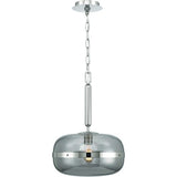 Eurofase Lighting 37197-021 Nottingham 1 Light 13.75 Nickel Pendant Ceiling Light