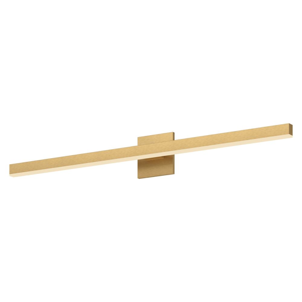 Kuzco Lighting VL10337-BG-2700K Vega 37 inch LED Bath Vanity Light in Brushed Gold with White Acrylic Diffuser, Wattage 26W, Color Temperature 2700K
