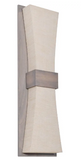 AFX Lighting ADS051914LAJUDWG-JT Aberdeen 2 Light 19" Tall Integrated LED Bathroom Sconce, Weather Grey / Jute FInish